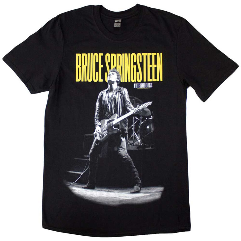 Bruce Springsteen Winterland Ballroom Guitar Black T-Shirt