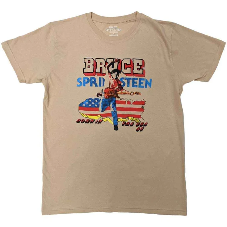 Bruce Springsteen Born in The USA ’85 Sand T-Shirt