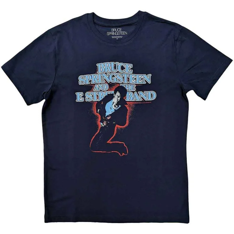 Bruce Springsteen The E-Street Band Navy Blue T-Shirt