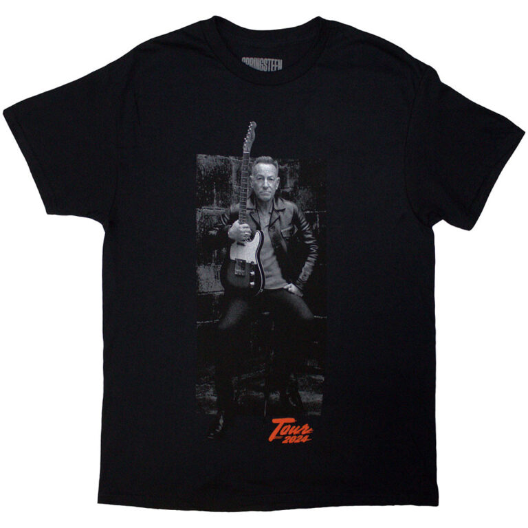 Bruce Springsteen Tour ’24 Wheel Black Back Print & Ex-Tour T-Shirt