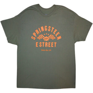 Bruce Springsteen Tour '24 Arch Flag Green Back Print & Ex-Tour T-Shirt