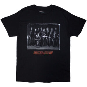 Bruce Springsteen Tour '24 E-Street Photo Black Back Print & Ex-Tour T-Shirt
