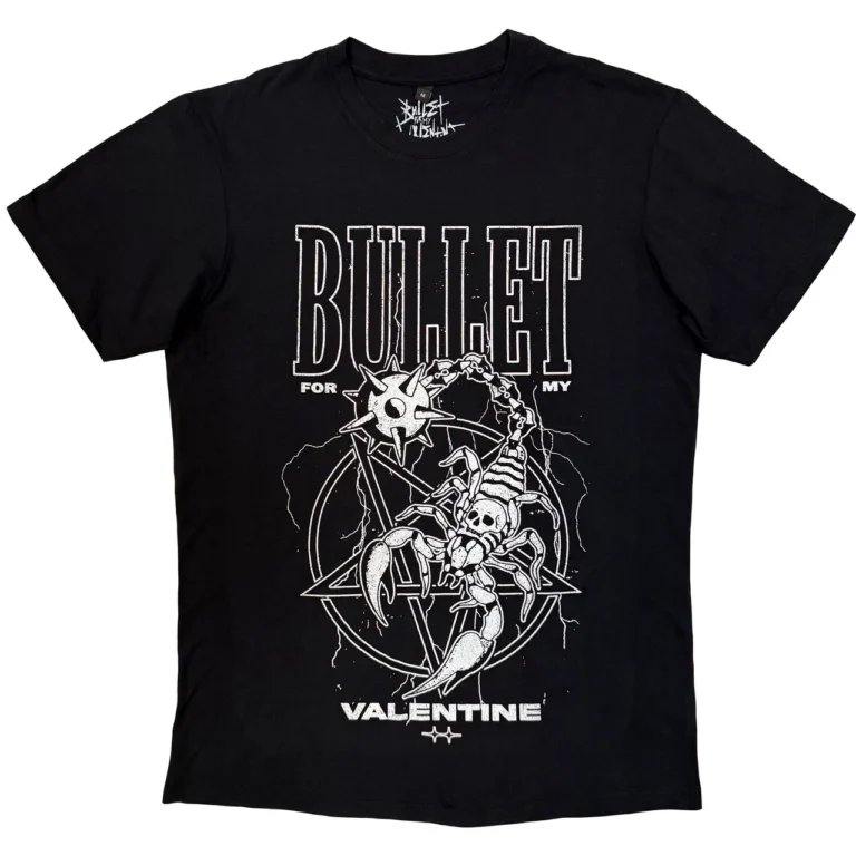 Bullet For My Valentine Unisex Premium Carbon T-Shirt: Bullet Black T-Shirt