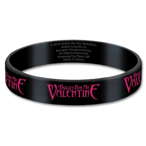 Bullet For My Valentine Logo Gummy Wristband
