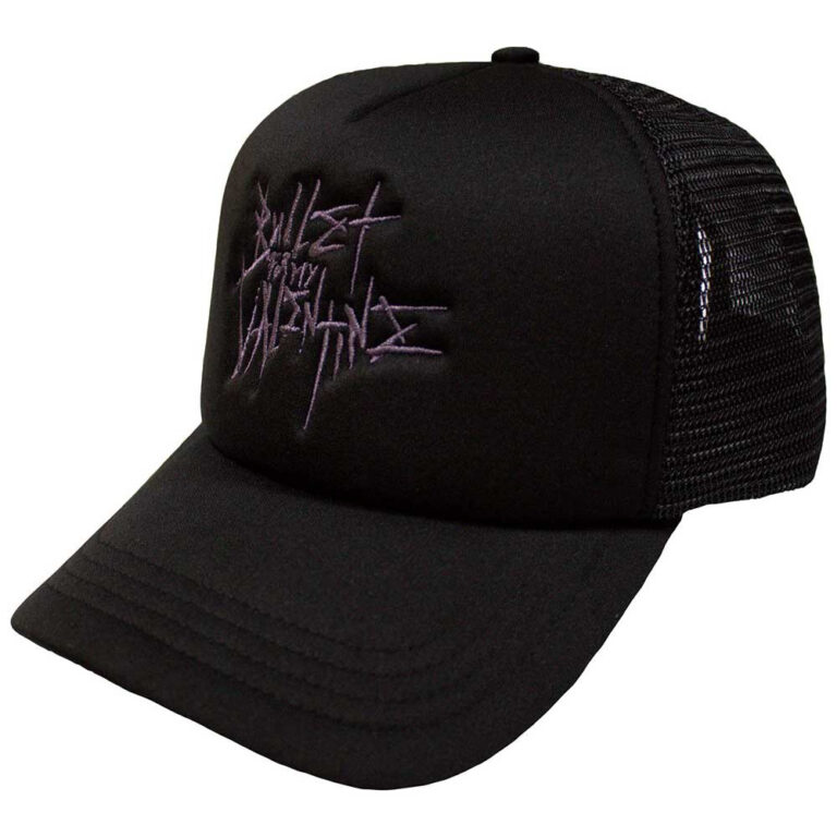 Bullet For My Valentine Purple Logo Black Mesh Back Cap