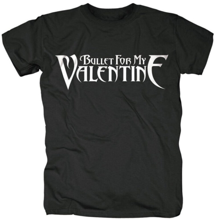 Bullet For My Valentine Logo 1 Black T-Shirt