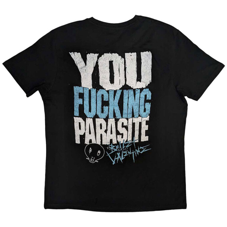 Bullet For My Valentine Parasite Black Back Print T-Shirt