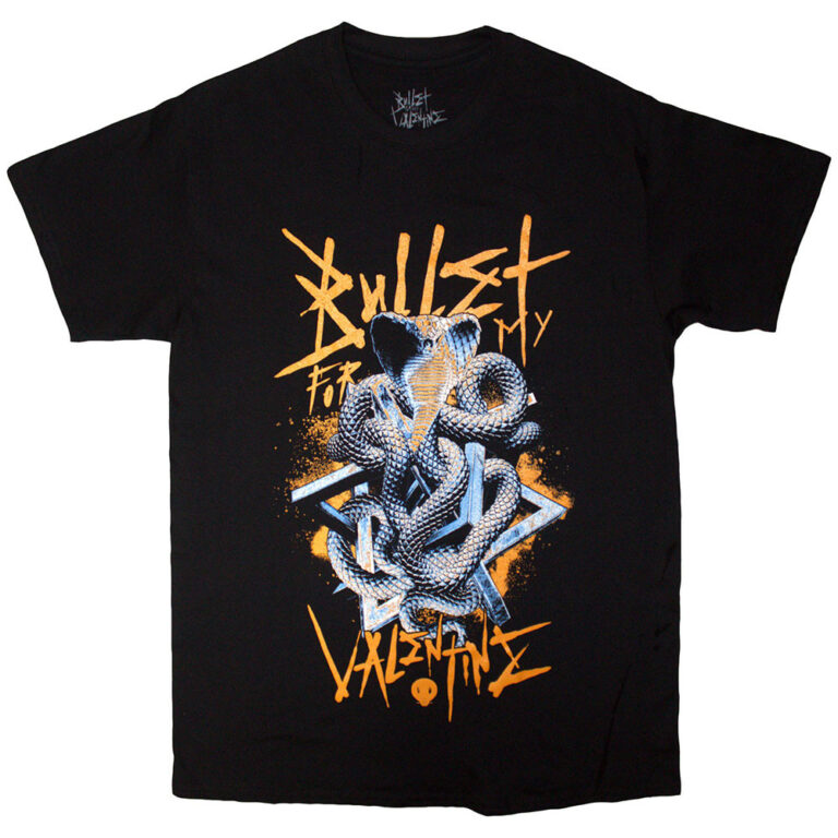 Bullet For My Valentine Wrapped Cobra Black T-Shirt