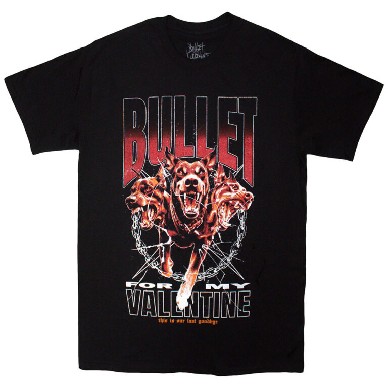 Bullet For My Valentine Last Goodbye Dogs Black T-Shirt