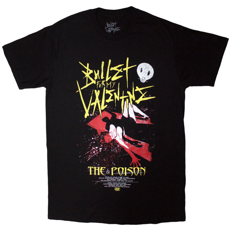 Bullet For My Valentine The Poison Cover Black T-Shirt