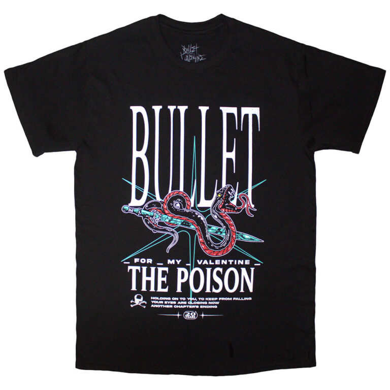Bullet For My Valentine The Poison Snake Black T-Shirt
