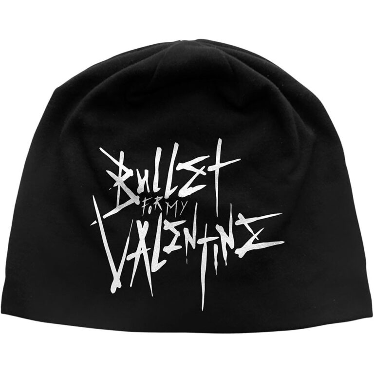 Bullet For My Valentine Unisex Logo JD Print 2 Black Beanie Hat