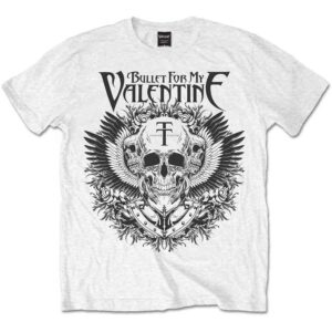 Bullet For My Valentine Eagle White T-Shirt