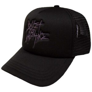 Bullet For My Valentine Purple Logo Black Mesh Back Cap