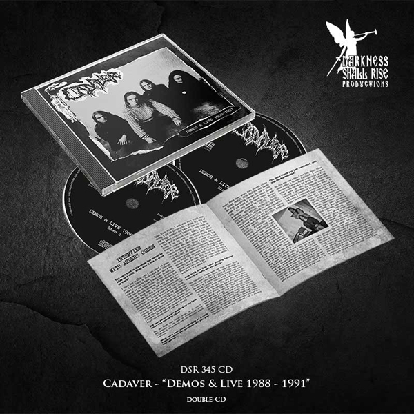 CADAVER – DEMOS & LIVE 1988-1991 (2CD) Compact Disc Double