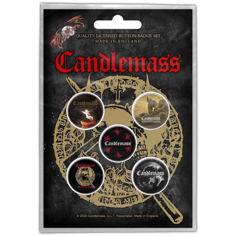 Candlemass The Door to Doom Badge Pack