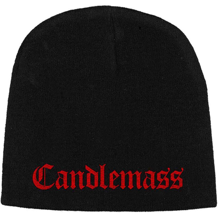 Candlemass Unisex Logo Black Beanie Hat
