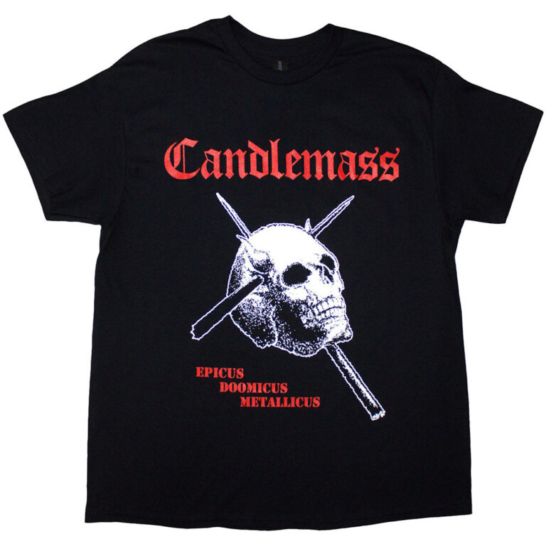 Candlemass Epicus Doomicus Metallicus Black Back Print T-Shirt