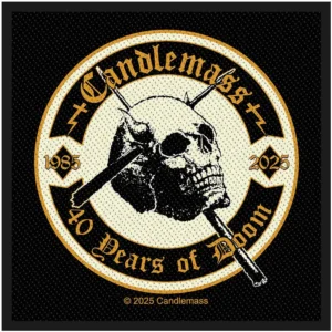 Candlemass 40 Years Of Doom Woven Patch