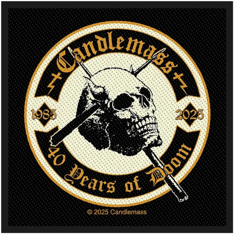 Candlemass 40 Years Of Doom Woven Patch