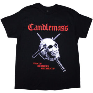 Candlemass Epicus Doomicus Metallicus Black Back Print T-Shirt