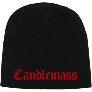 Candlemass Unisex Logo Black Beanie Hat