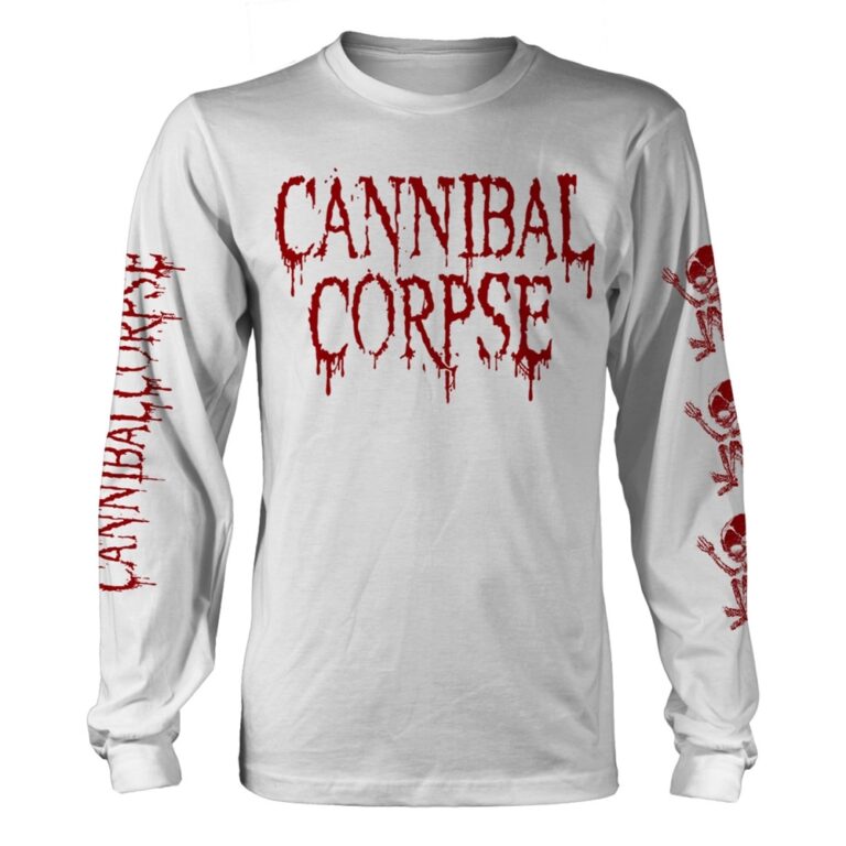 Cannibal Corpse – Butchered At Birth (white) Long Sleeved T-Shirt