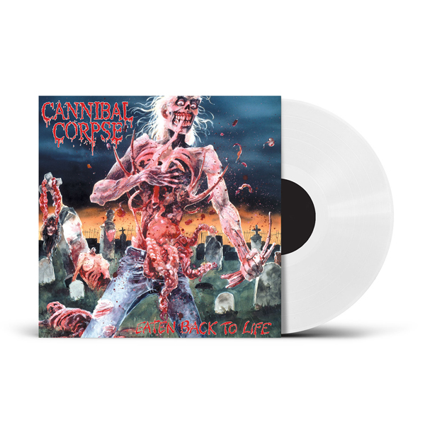 Cannibal Corpse – EATEN BACK TO LIFE (PHD EXCLUSIVE WHITE VINYL) Vinyl LP