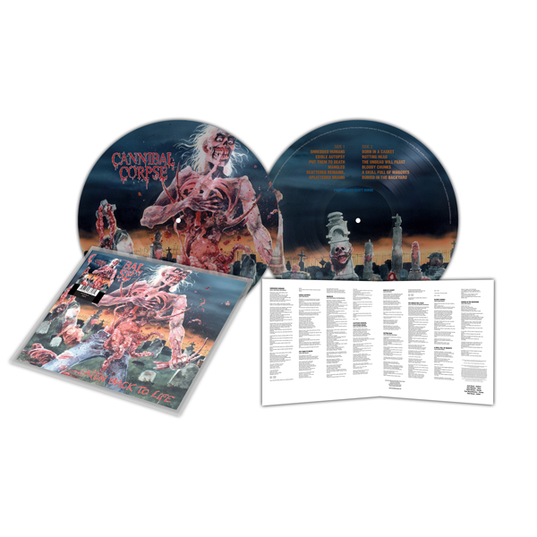 Cannibal Corpse – EATEN BACK TO LIFE (PICTURE DISC) Vinyl 12″ Picture Disc