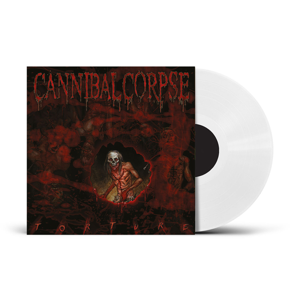 Cannibal Corpse – TORTURE (PHD EXCLUSIVE WHITE VINYL) Vinyl LP