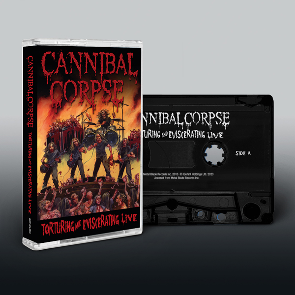 Cannibal Corpse – TORTURING AND EVISCERATING LIVE Music Cassette