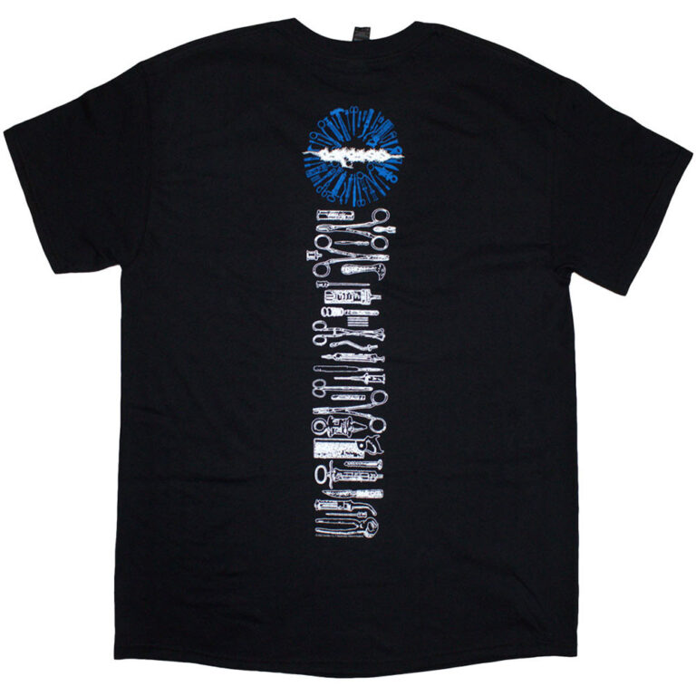 Carcass Necro Head Black Back Print T-Shirt