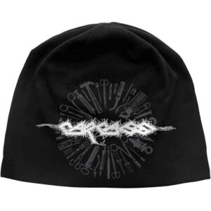 Carcass Unisex Tools JD Print Black Beanie Hat