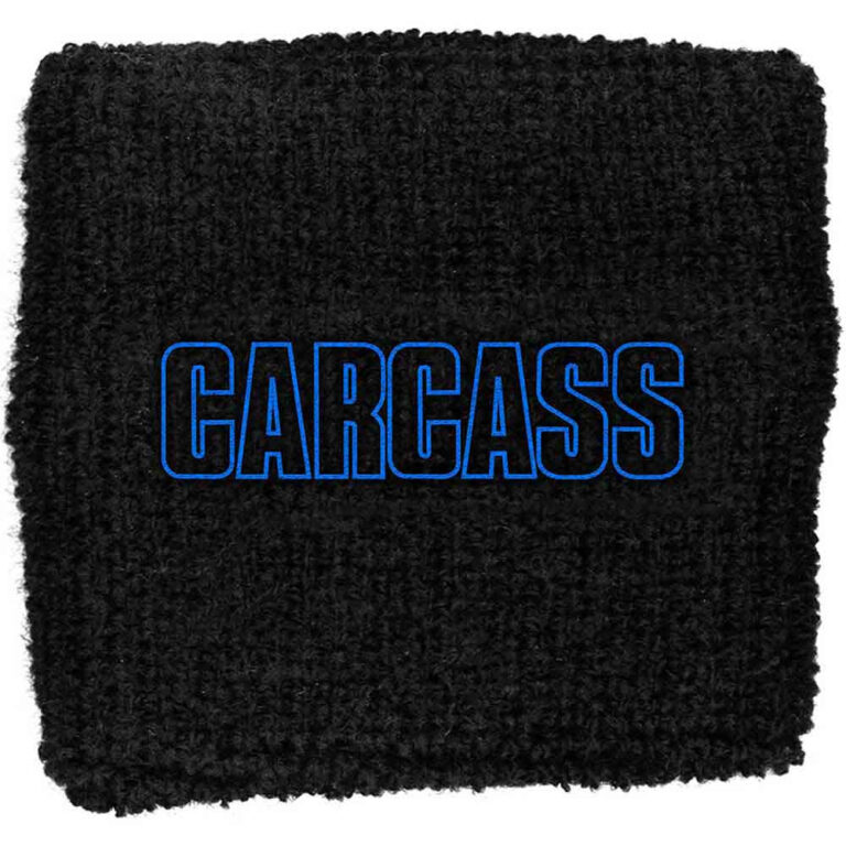 Carcass Embroidered Wristband: Logo Embroidered Wristband