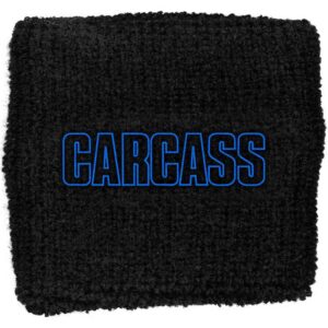 Carcass Embroidered Wristband: Logo Embroidered Wristband