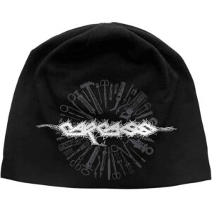 Carcass Unisex Tools JD Print Black Beanie Hat