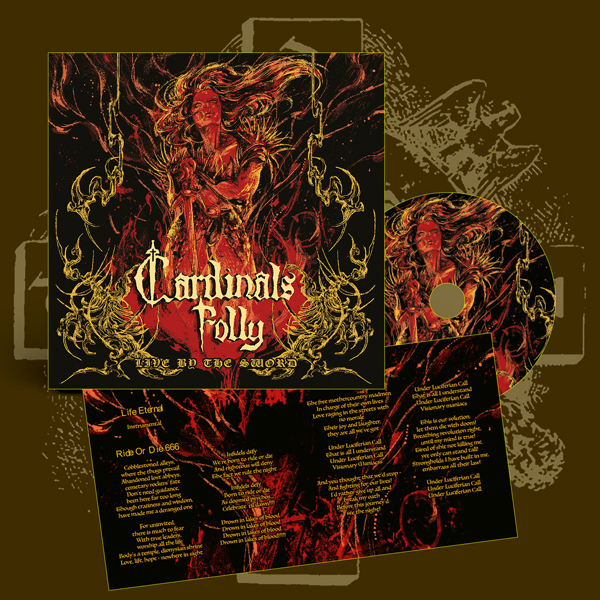 Cardinals Folly – LIVE BY THE SWORD CD