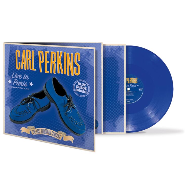 Carl Perkins – LIVE IN PARIS – THE LAST EUROPEAN CONCERT (BLUE VINYL) (+ FLEXI DISC) Vinyl Double Album