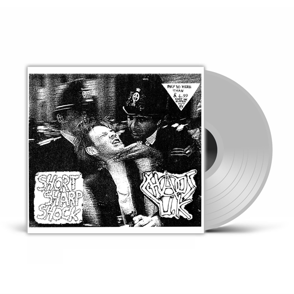 Chaos UK – SHORT SHARP SHOCKED (PHD EXCLUSIVE CLEAR VINYL) Vinyl LP