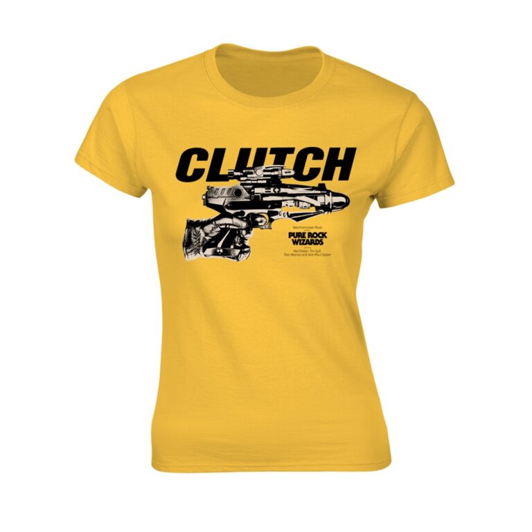 Clutch – Pure Rock Wizards (yellow) Ladies T-Shirt