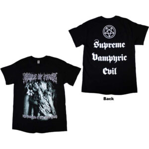 Cradle Of Filth Supreme Vampiric Evil Black Back Print T-Shirt