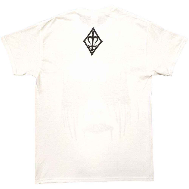 Cradle Of Filth Dani Make Up White Back Print T-Shirt