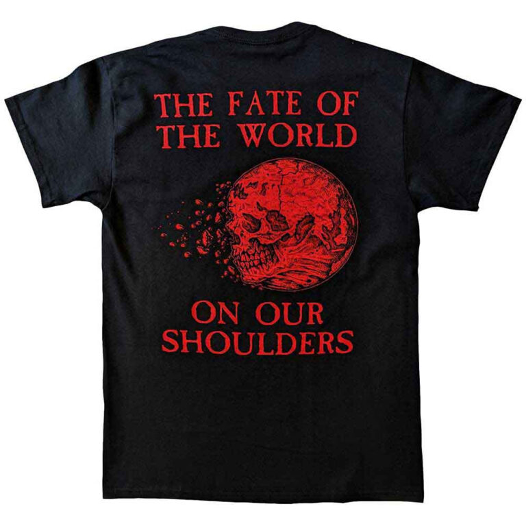 Cradle Of Filth Existance Is Futile Saturn Black Back Print T-Shirt