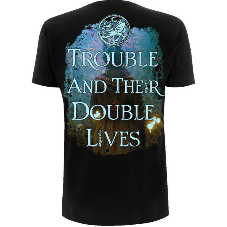 Cradle Of Filth Trouble & Their Double Lives Black Back Print T-Shirt