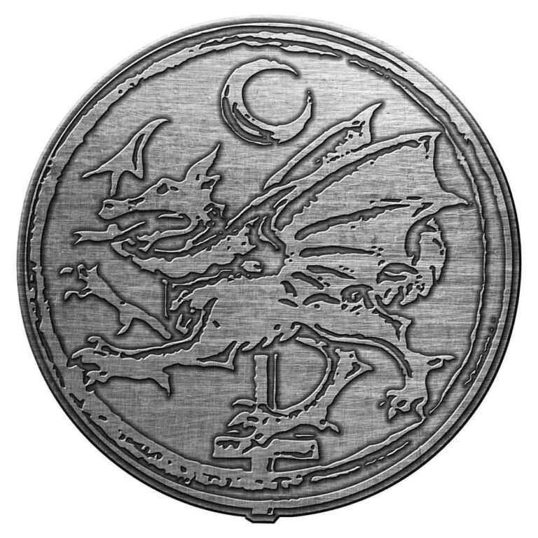Cradle Of Filth Order Of The Dragon Die-Cast Relief Pin Badge