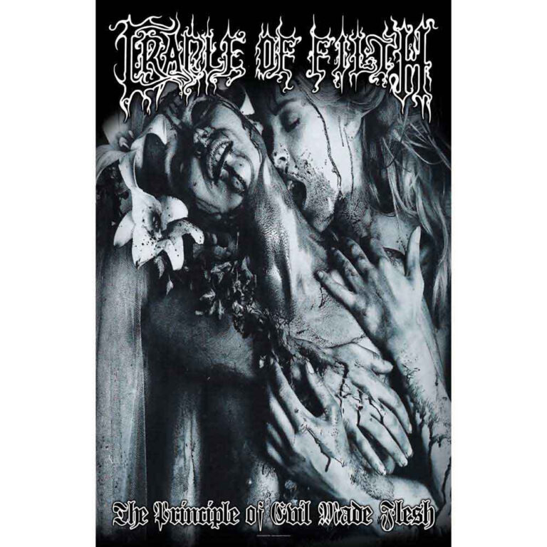 Cradle Of Filth Principle Of Evil Made Flesh Textile Poster