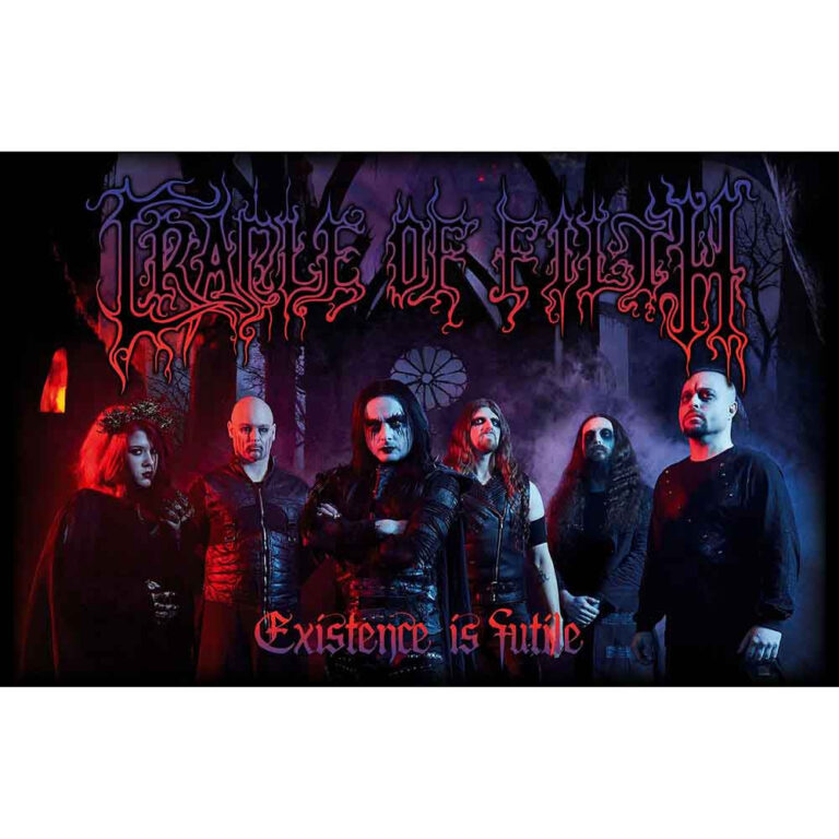Cradle Of Filth Existence Is Futile Textile Poster