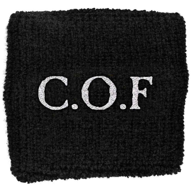 Cradle Of Filth Embroidered Wristband: C.O.F. Embroidered Wristband