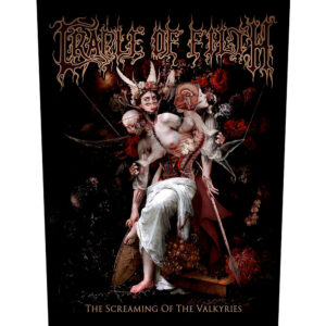 Cradle Of Filth Screaming Of The Valkyries Back Patch