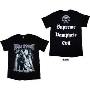 Cradle Of Filth Supreme Vampiric Evil Black Back Print T-Shirt